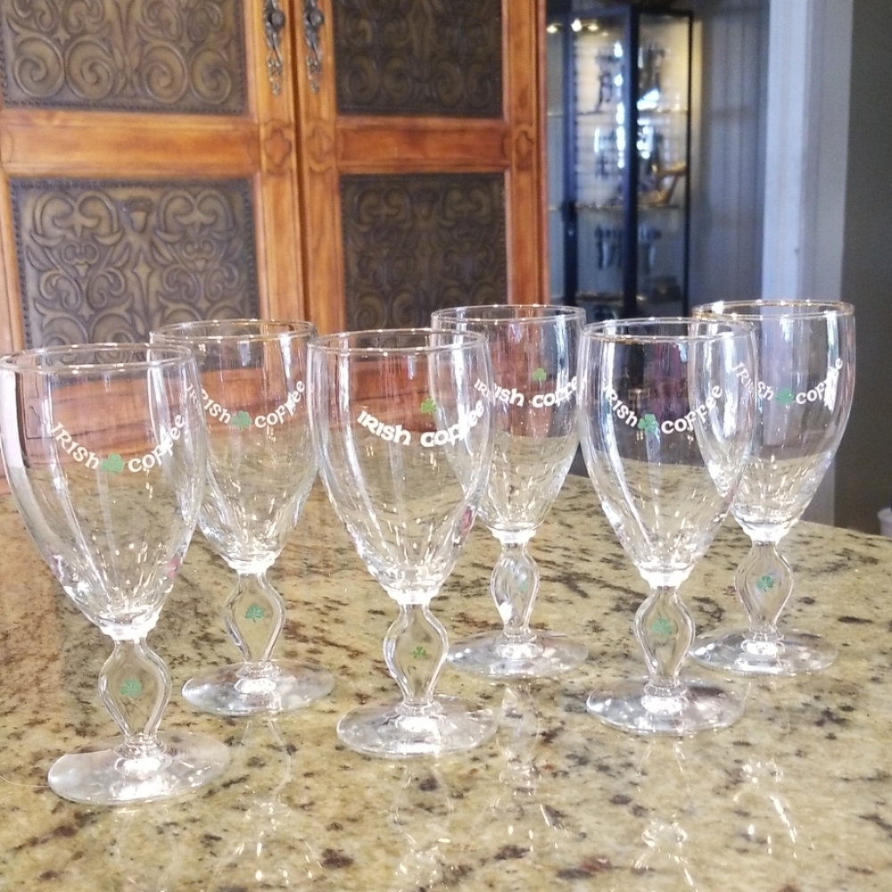 Vintage Irish Coffee Stemware